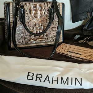 Gorgeous Brahman bag and matching leather wallet